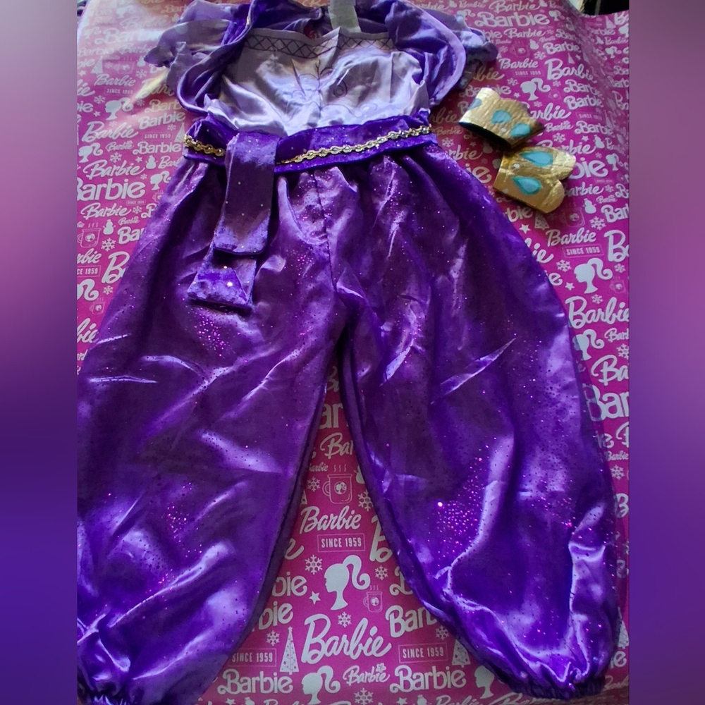 Nickelodeon SHIMMER Purple Gold GIRLS Costume Size 4-6T EUC - Picture 6 of 12